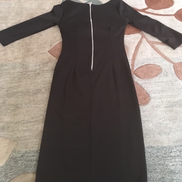 Black and Tan Bodycon Sheath Dress - Picture 4 of 6